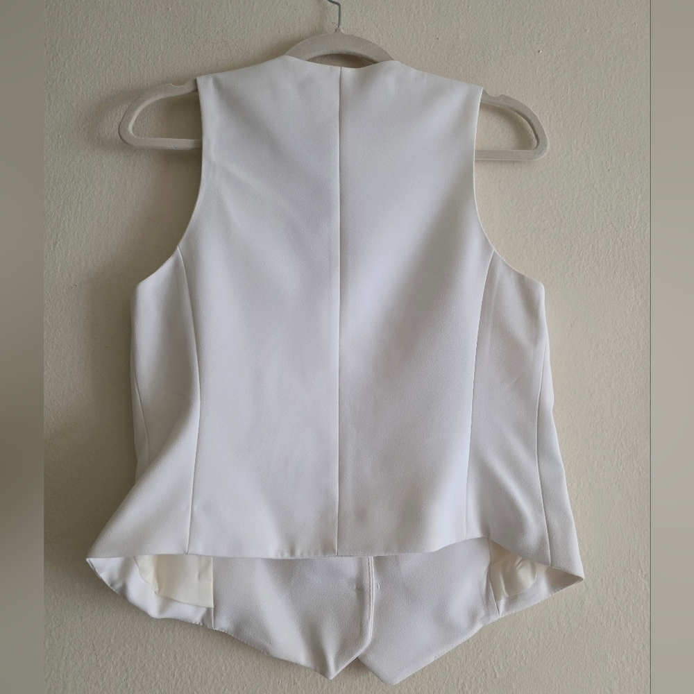 Mango suited Vest With Button off white BNWT - Picture 14 of 16